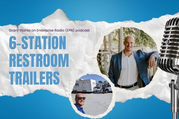 Back on Enterprise Radio: Spotlight on 6-Station Restroom Trailers!