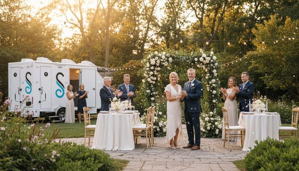 Anniversary Party Restroom Rentals | Vow Renewal Facilities