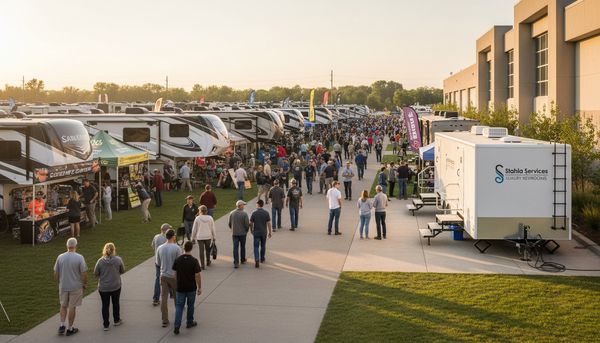 RV Show Restroom Rentals | Camping Trade Event Facilities