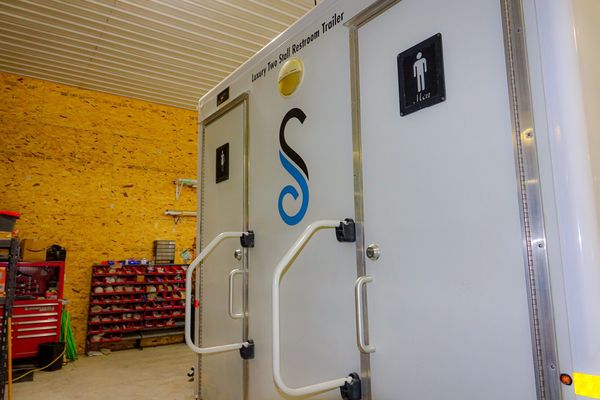 2-Stall Restroom Trailer | JAG 2018 | 4 Season Package