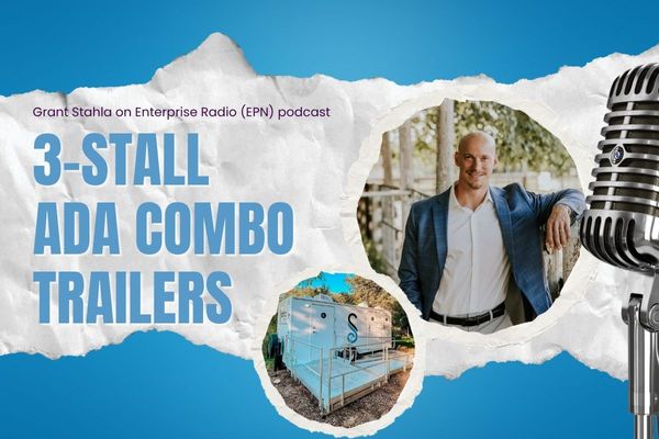Back on Enterprise Radio: Spotlight on the ADA 3-Stall Restroom Trailer!