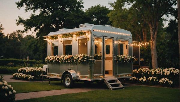 3 Elegant Restroom Trailer Options for Weddings