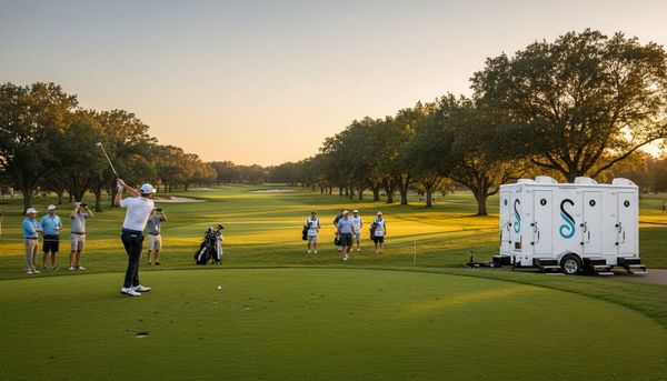 Golf Tournament Restroom Rentals | Upscale Course Facilities