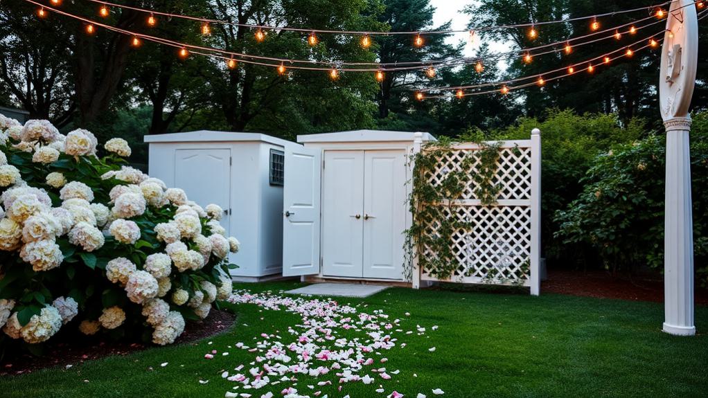 outdoor romantic celebrations
